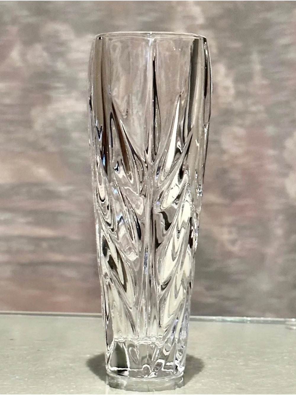 Gorham Crystal Star Blossom 7-inch flower vase